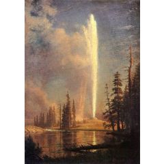 Old Faithful Painting Reproduction