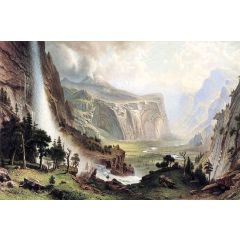 The Domes of the Yosemite Painting Reproduction