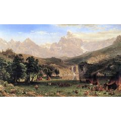 The Rocky Mountains, Lander’s Peak Painting Reproduction