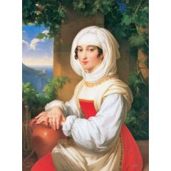 Greek Girl Painting Reproduction