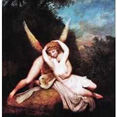 Cupid and Psyche Painting Reproduction