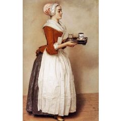The Chocolate Girl Painting Reproduction