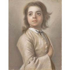 Study of a Boy Painting Reproduction