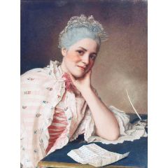 Mademoiselle Louise Jacquet, actress Painting Reproduction
