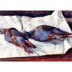 Two Partridges Painting Reproduction