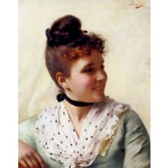 A Young Beauty Painting Reproduction