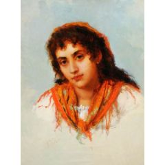 The Gipsy Painting Reproduction