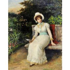 The Letter Painting Reproduction