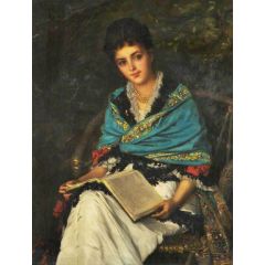 Portrait of a Lady Painting Reproduction