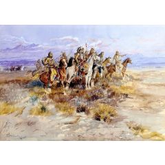 Indian Scouting Party Painting Reproduction