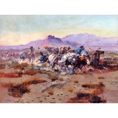 The Attack Painting Reproduction