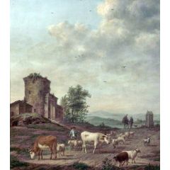 Beacon Fire Painting Reproduction