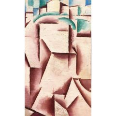 Cubist Landscape Painting Reproduction