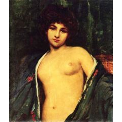 Portrait of Evelyn Nesbitt Painting Reproduction
