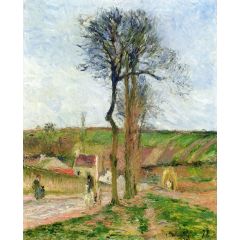 Rue de l’Hermitage, et c?te des Mathurins, Pontois Painting Reproduction