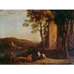 Gathering Grapes Painting Reproduction