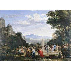 The Adoration of the Golden Calf Painting Reproduction
