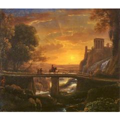 Landscape with an Imaginary View of Tivoli Painting Reproduction