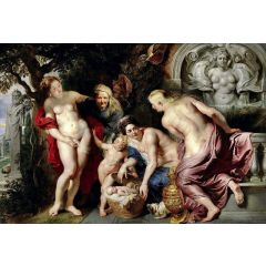 The Discovery of the Child Erichthonius Painting Reproduction