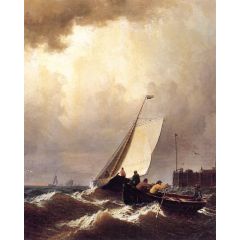 Rough Seas Painting Reproduction