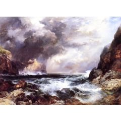 Tantallon Castle, North Berwick, Scotland Painting Reproduction