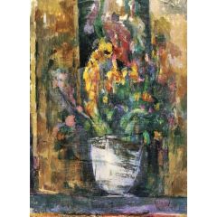 Vase of Flowers Painting Reproduction