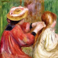 The Child’s Hairstyle Painting Reproduction