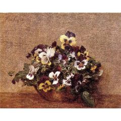 Pansies Painting Reproduction