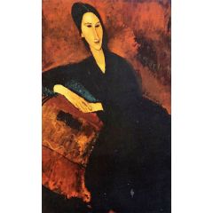 Portrait of Anna Zborowska Painting Reproduction