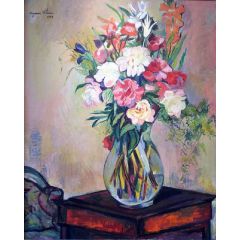 Bouquet of Flowers Painting Reproduction