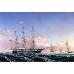 Whaleship ’Jireh Swift’ of New Bedford Painting Reproduction