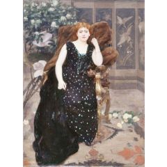 Portrait of Jane Hading Painting Reproduction