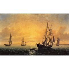 The Schooner ’Jane’ of Bath, Maine Painting Reproduction