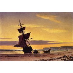 Coastal Scene Painting Reproduction