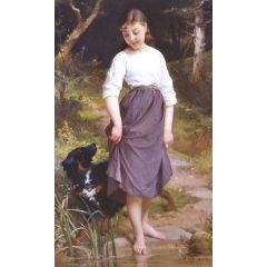 Testing the Water Painting Reproduction