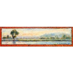 Banks of the River Painting Reproduction
