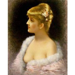 Portrait of a Girl Painting Reproduction