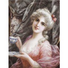 Tea-Time Painting Reproduction