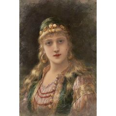 Portrait of a Young Gypsy Painting Reproduction