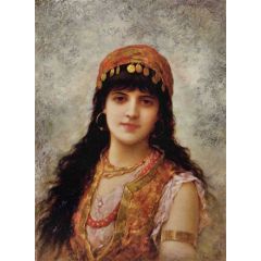 An Oriental Beauty Painting Reproduction