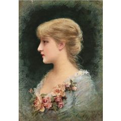Portrait of a Fair Beauty Painting Reproduction