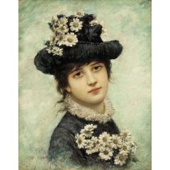 Young Beauty Painting Reproduction
