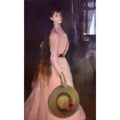 Portrait of Donna Olga Caracciolo dei Duchi di Castelluccio Painting Reproduction
