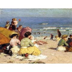 Beach Scene Painting Reproduction