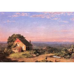 Twilight in the Adirondacks Painting Reproduction