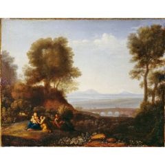 Rest on the Flight into Egypt Painting Reproduction