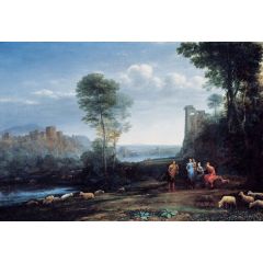 Pastoral Landscape 1677 Painting Reproduction