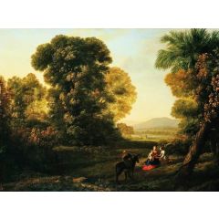 Wooded Landscape Painting Reproduction