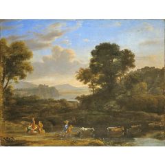 Pastoral Landscape 1647 Painting Reproduction