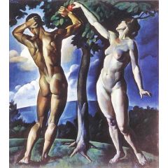 Adam and Eve Painting Reproduction